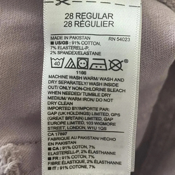 Gap‎ Denim Lavender Hill Skinny Ankle Denim Jeans Womens Size 28 (808) - Picture 7 of 8